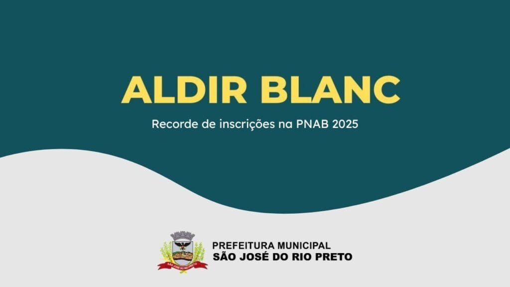 Rio Preto tem record de inscrições para o prêmio Aldir Blanc
