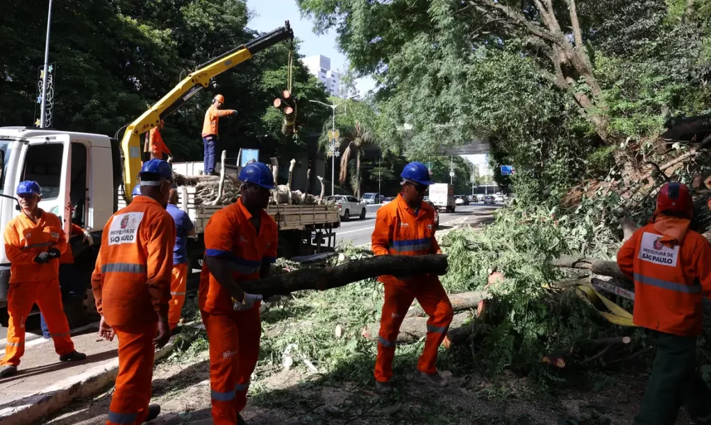 Após ventania, 1,5 milhão de clientes seguem sem energia em São Paulo
