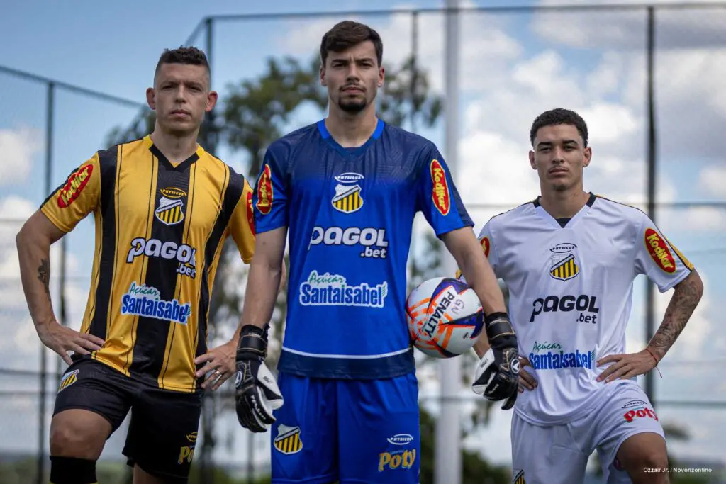Novorizontino apresenta novos uniformes para a temporada 2026