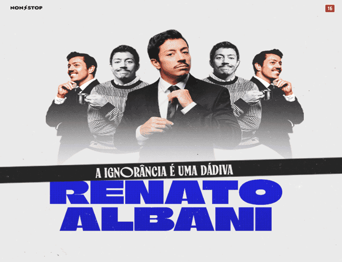 Renato Albani apresenta “A Ignorância É Uma Dádiva” em Rio Preto