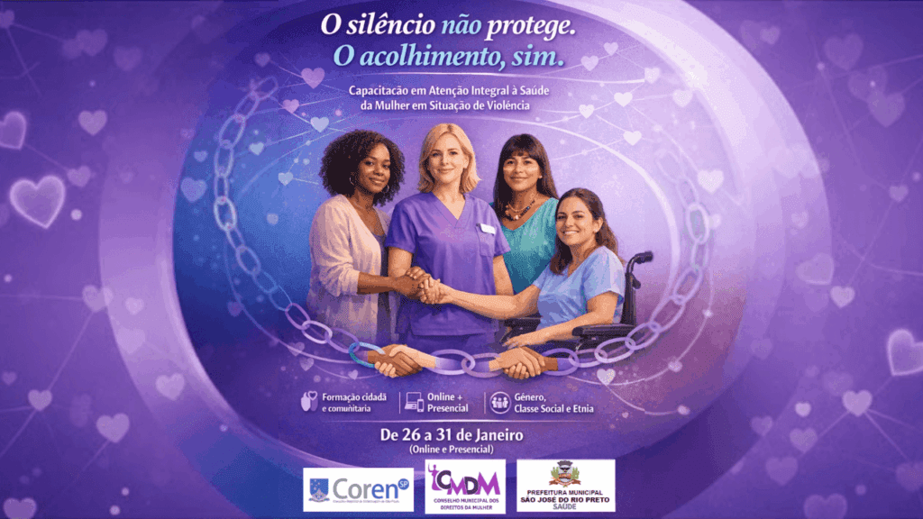 Capacitação aborda atenção à saúde da mulher em situação de violência