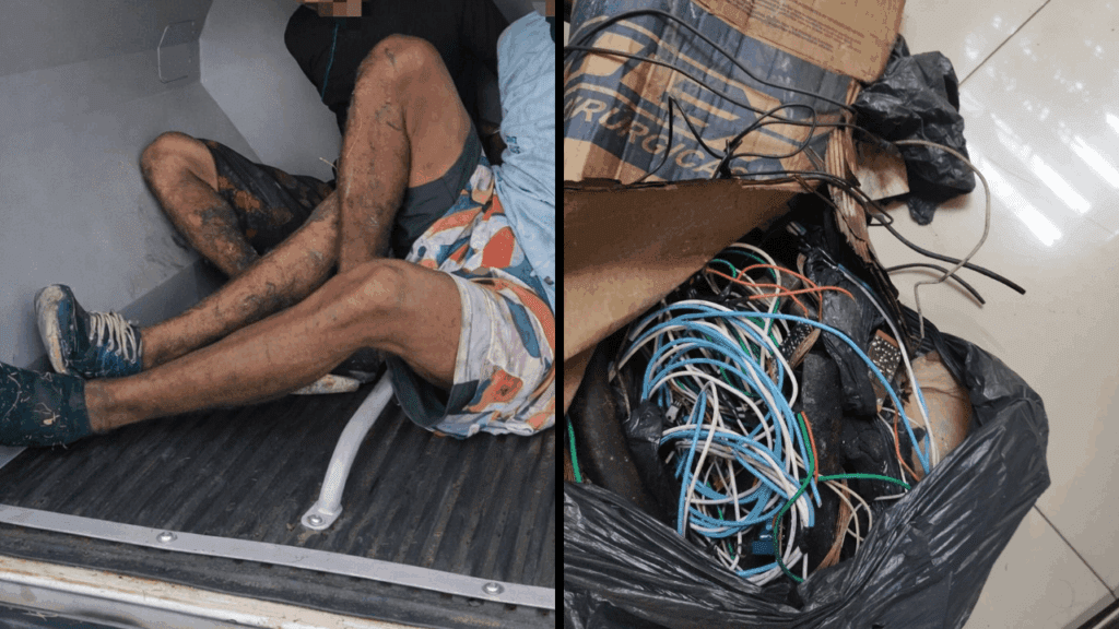 Dois homens são presos por furto em almoxarifado da Saúde