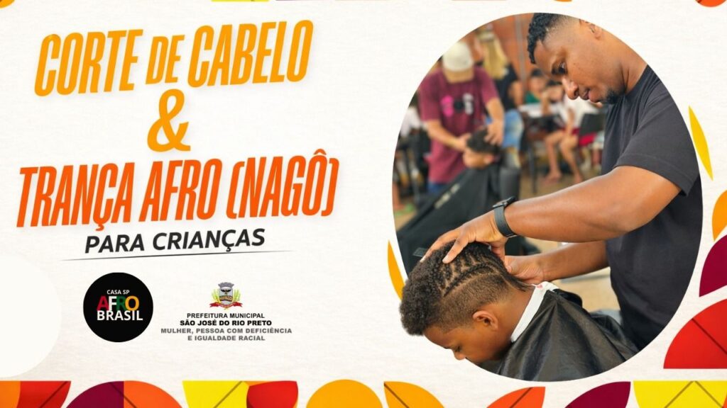 Casa SP Afro faz cortes e tranças nagô nesta segunda-feira gratuítas para crianças
