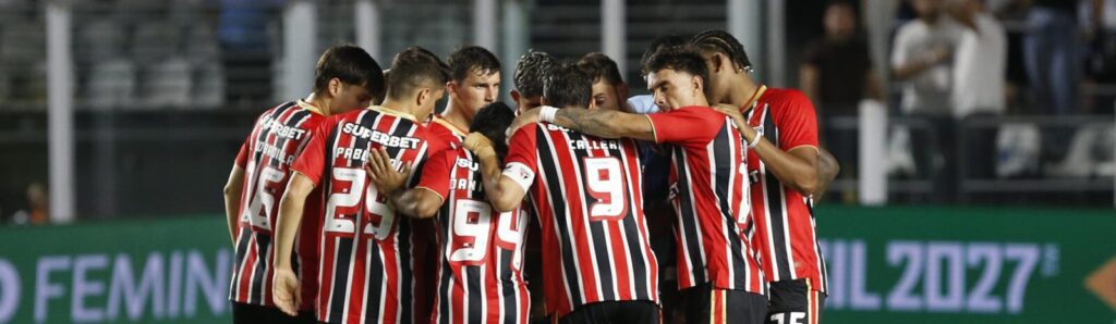 Fora de casa, São Paulo empata com o Santos pelo Brasileirão