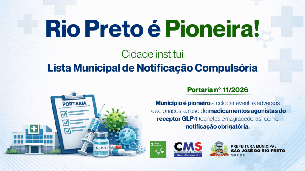 Rio Preto cria lista de notificação obrigatória na saúde