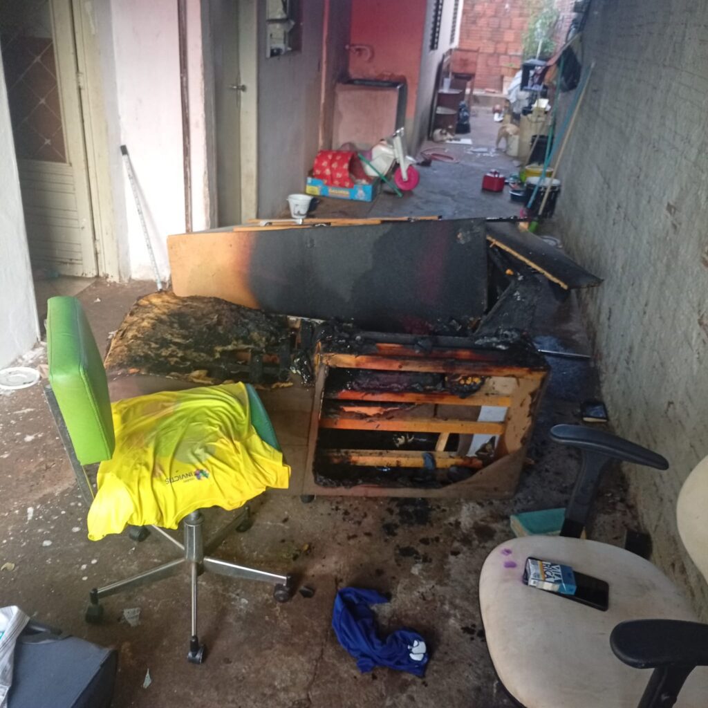Polícia Militar prende homem por incêndio criminoso e ameaça em Mirassol