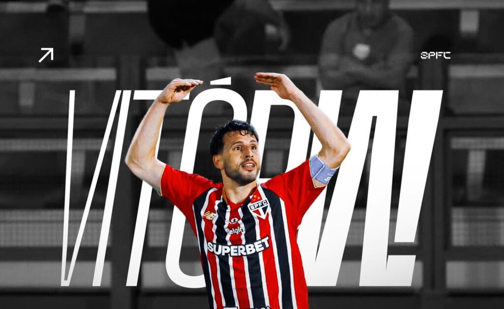 São Paulo vence Bragantino de virada pelo Brasileirão