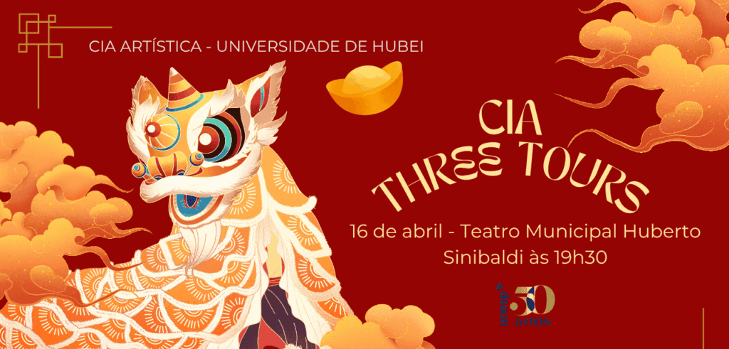 Espetáculo chinês celebra 50 anos da Unesp em Rio Preto