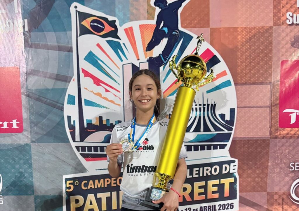 Atleta de Rio Preto conquista título brasileiro de patins mesmo sem pista adequada