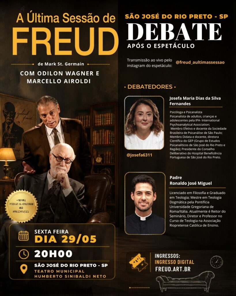 Sucesso de público, “A Última Sessão de Freud” abre sessão extra em Rio Preto