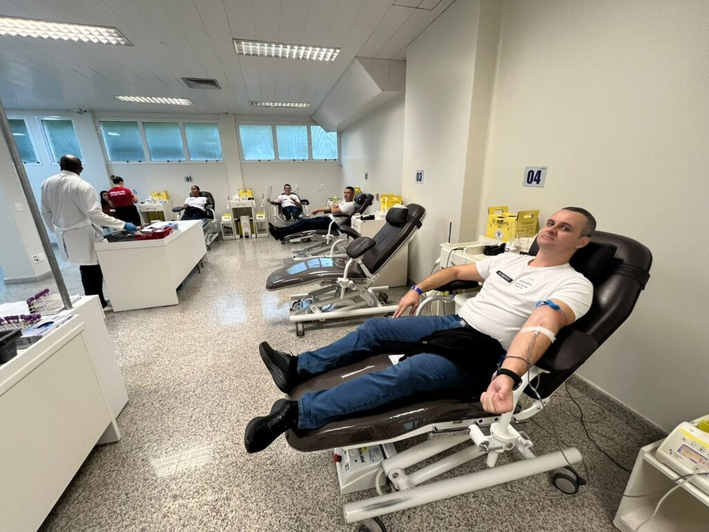 Guarda Civil Municipal mobiliza 111 alunos em campanha de doação de sangue e medula óssea