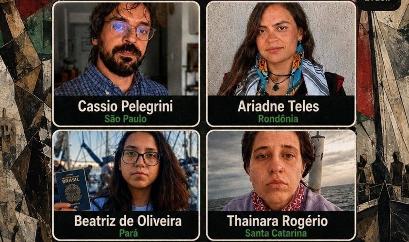 Integrantes de flotilha de ajuda humanitária começam a ser libertados