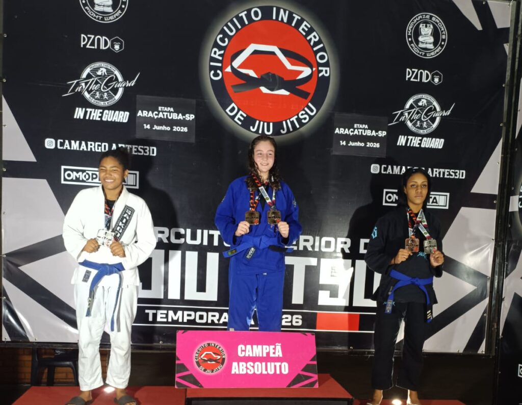Atleta de Rio Preto conquista dois títulos no Circuito Interior de Jiu-Jítsu
