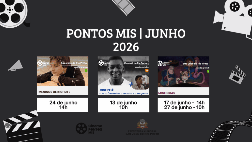 Pontos MIS exibe três produções gratuitas na Biblioteca Municipal