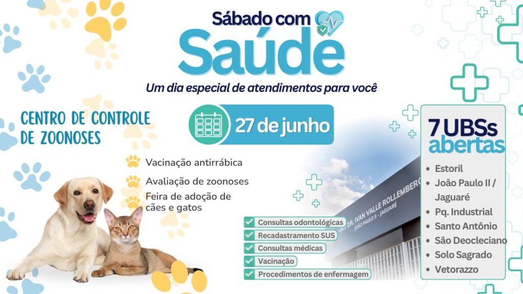 Saúde amplia atendimentos e promove mutirão contra a dengue neste sábado