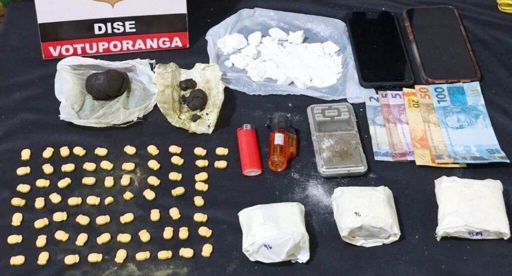Traficante é preso com drogas sintéticas, cocaína e ecstasy em Votuporanga