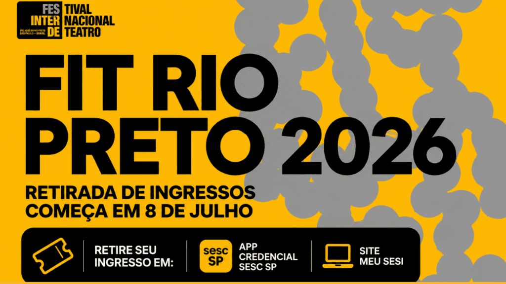 FIT inicia retirada de ingressos para programação de 2026