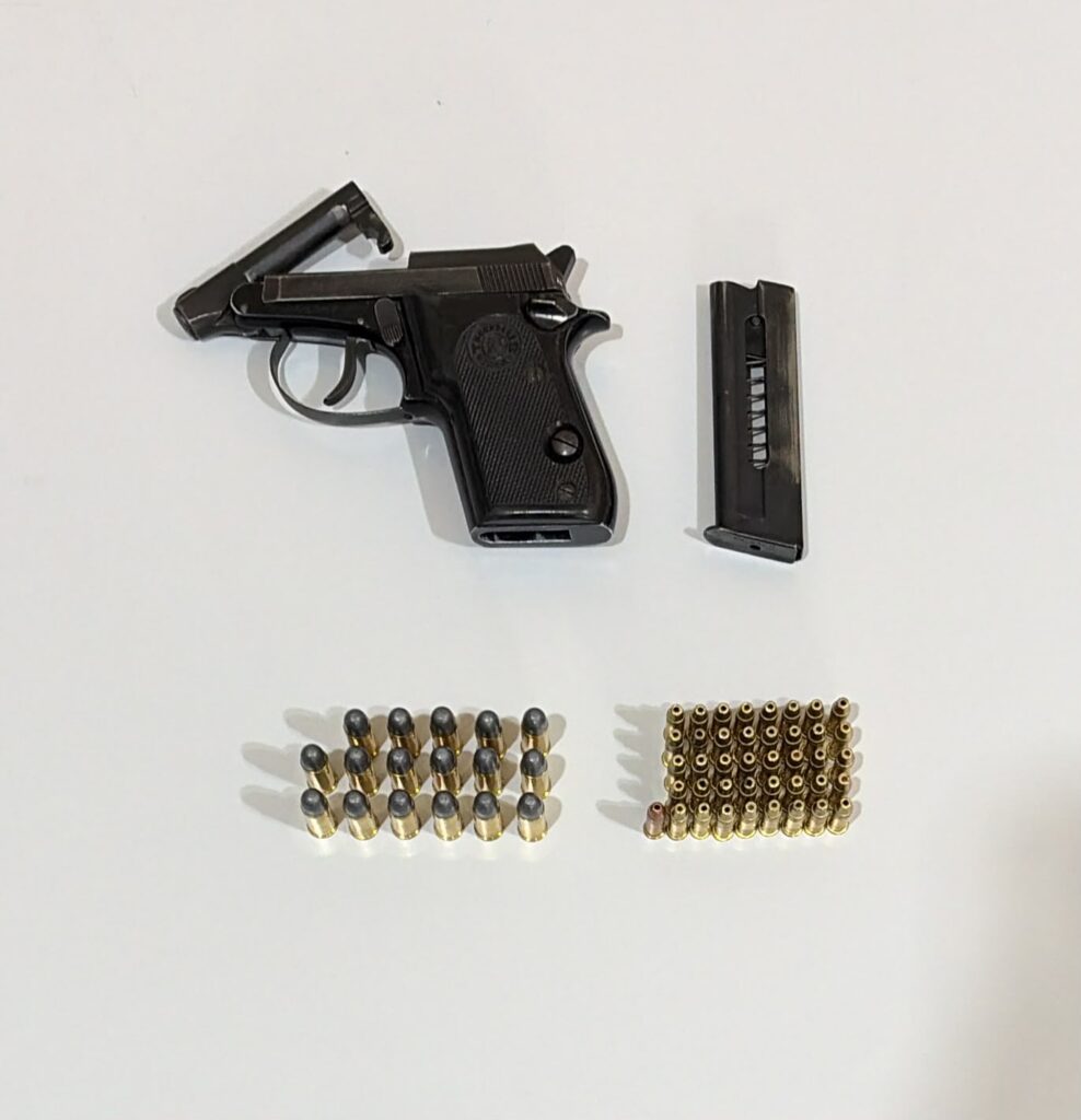 Polícia Militar apreende pistola e munições em José Bonifácio