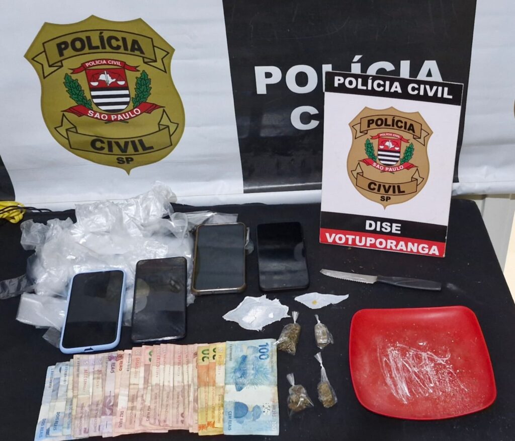 Operação Ruptura prende duas pessoas por tráfico de drogas em Votuporanga