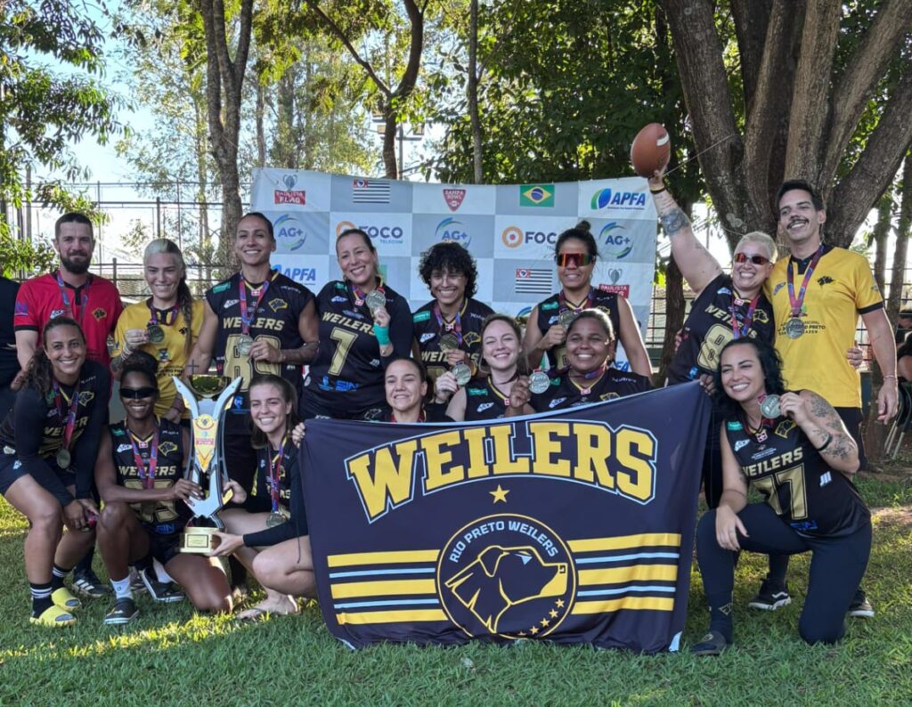 Rio Preto Weilers conquista tricampeonato de conferência e vai ao Sampa Bowl